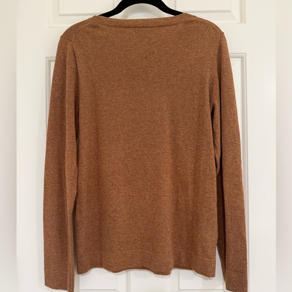 J. Crew Teddie brown lightweight crew neck sweater - Picture 6 of 10